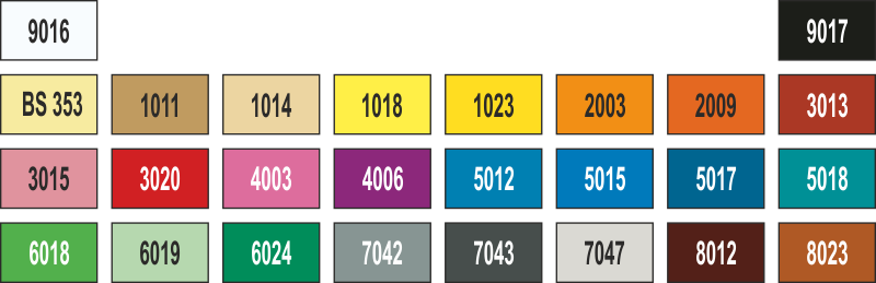 Decomark Farbpalette